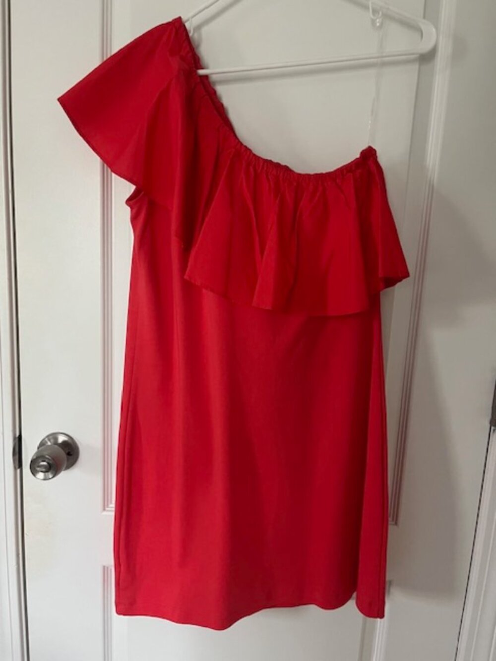 A New Day coral one shoulder dress, size M, never worn